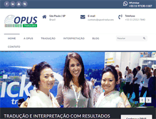 Tablet Screenshot of opustraducoes.com